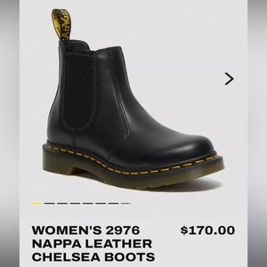 Brand new Dr. Martens size 7  "SLIP RESISTANT LEATHER CHELSEA BOOTS" in Black